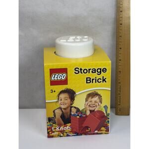 LEGO Storage Box Brick 1 Stud Square White